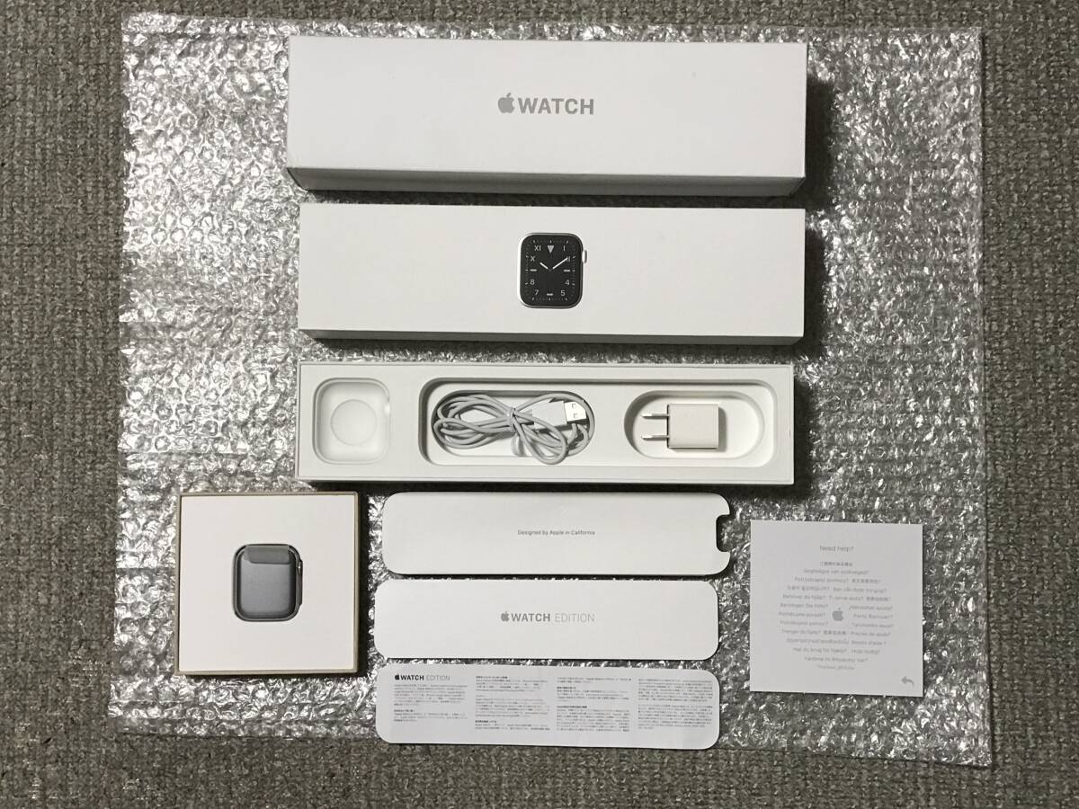 12240円 新品、未使用 Apple Watch Edition Series5 44mm GPS+ 12240円 新品、未使用 Apple Watch Edition Series5 44mm GPS+