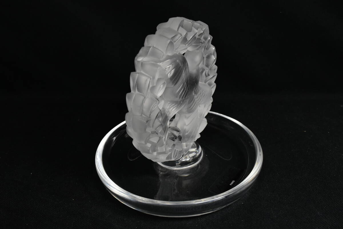 美品 LALIQUE ラリック クリスタル 鳥 置物 .N_画像3