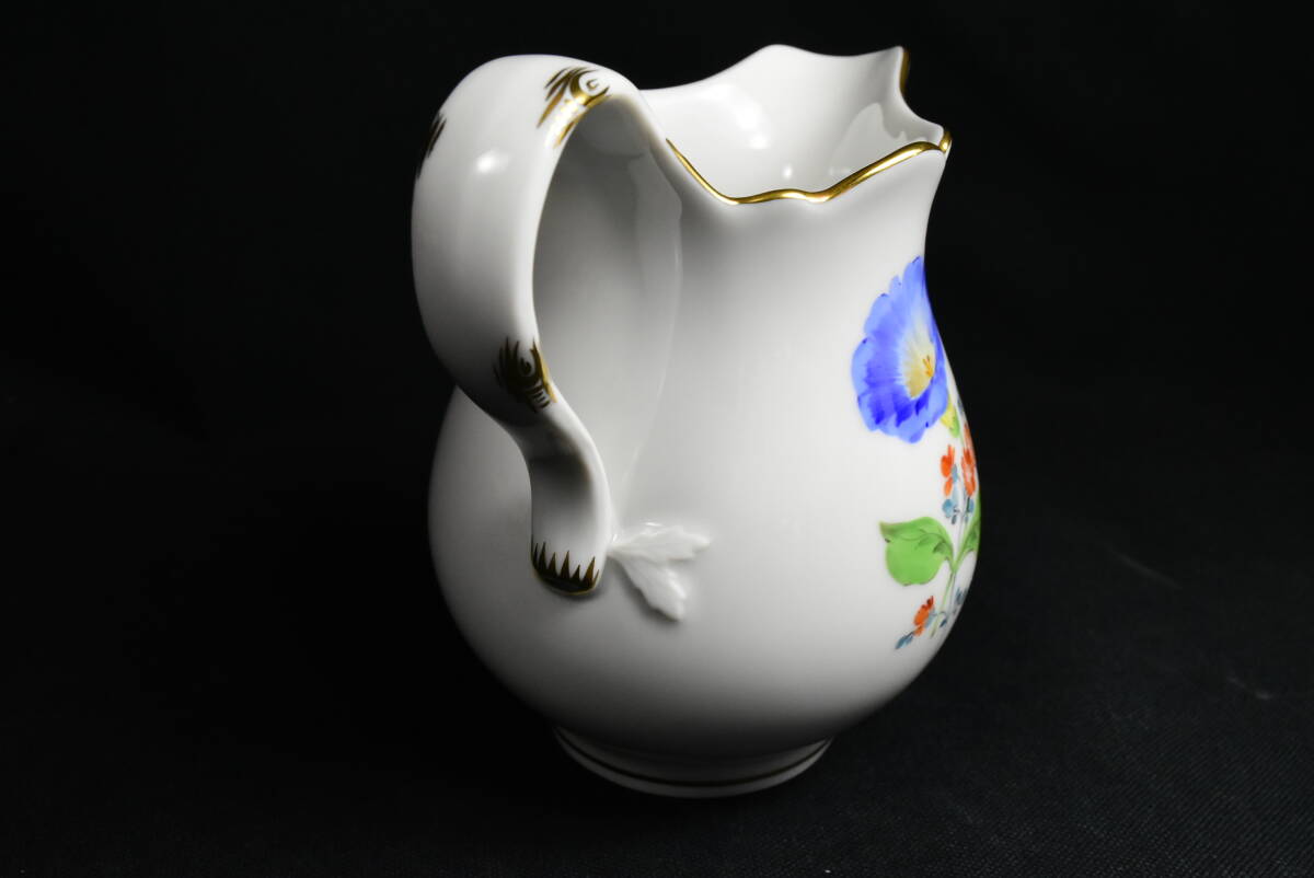 美品 Meissen マイセン ベーシックフラワー 2つ花　クリーマー .N_画像3