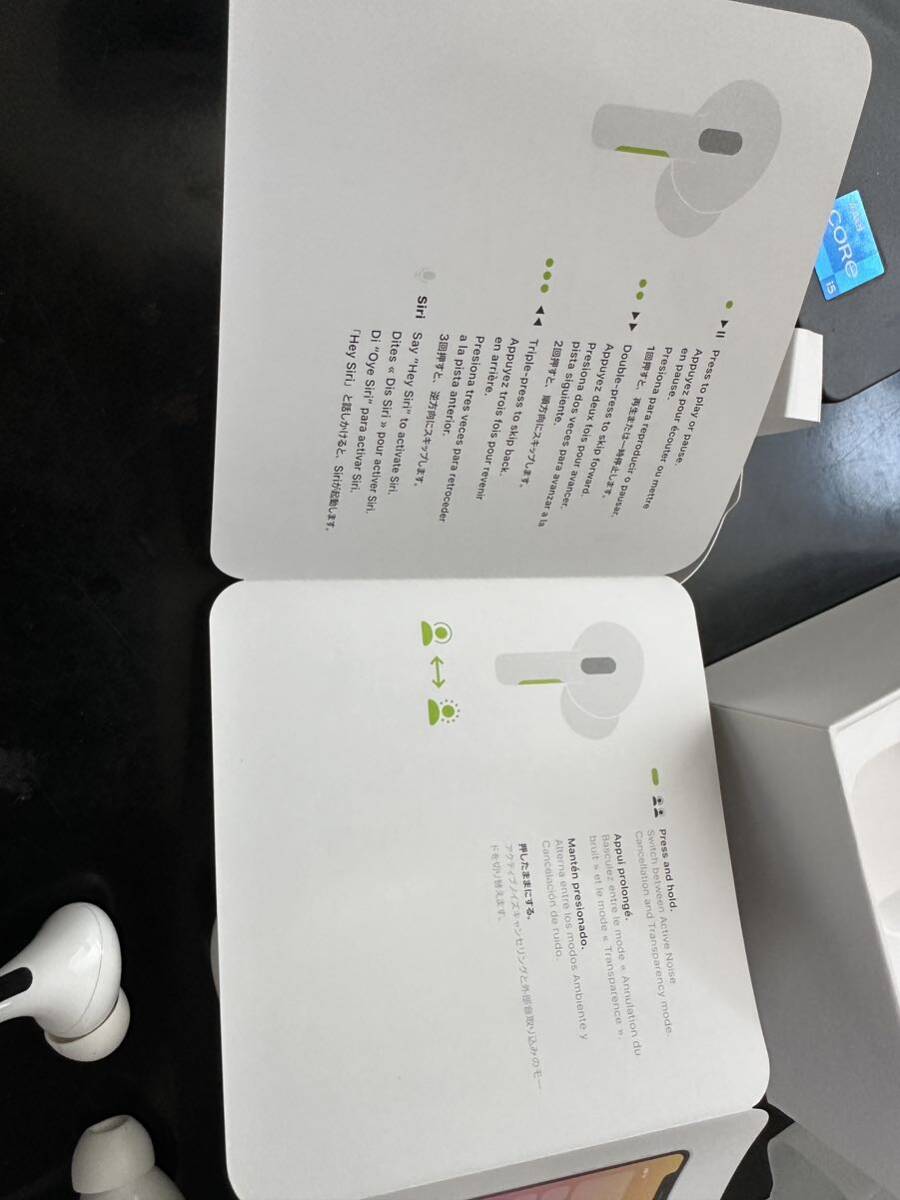 【難あり】エアポッズ Apple AirPods Pro 第一世代MWP22J _画像7