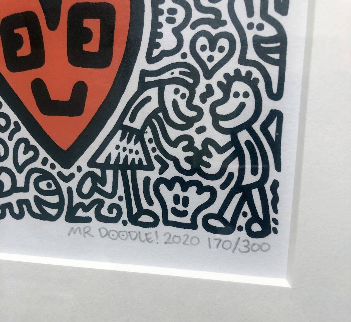 ◆Mr.Doodle ミスター・ドゥードゥル Heartland 2020年作 ED:300 シルクスクリーン 版画◆ 現代アート キースヘリング バンクシー_画像3