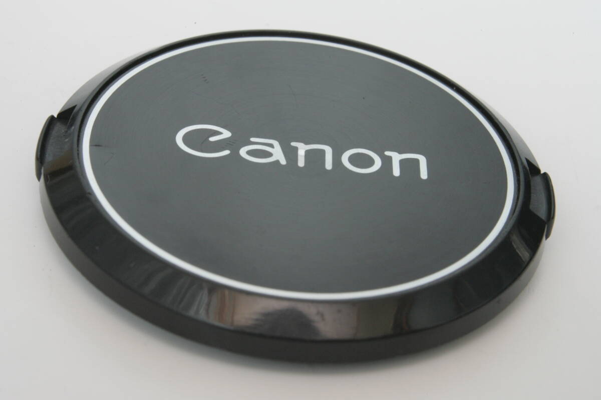  old Canon front lens cap C-55mm clip-on type used small with defect goods 