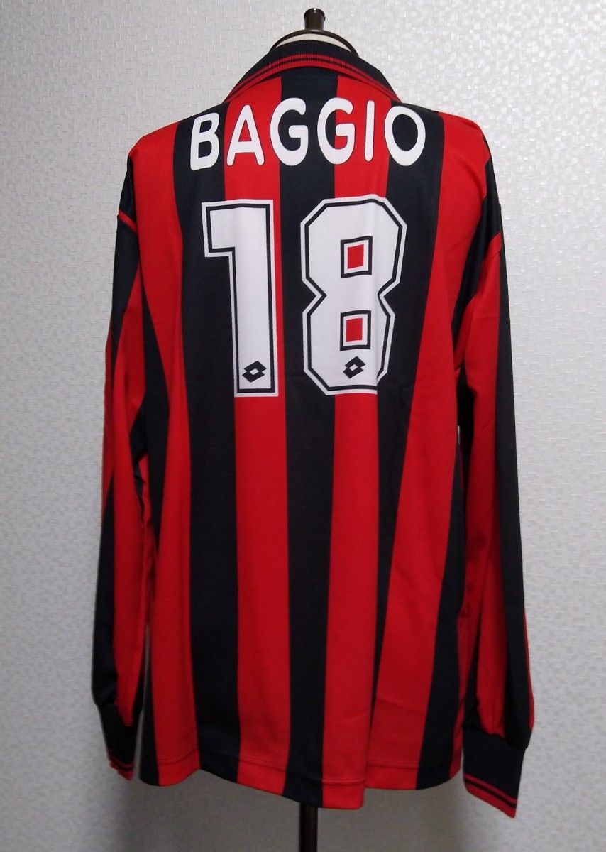 AC Milan ACミラン BAGGIO ロベルトバッジョ ユニフォーム 選手用昇華プリント Roberto Baggio