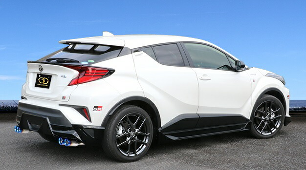 ガナドール C-HR ハイブリッド 6AA-ZYX11 マフラー テール部のみチタニウム製 GVE-031DBL　GANADOR Vertex 4WD SUV_画像1