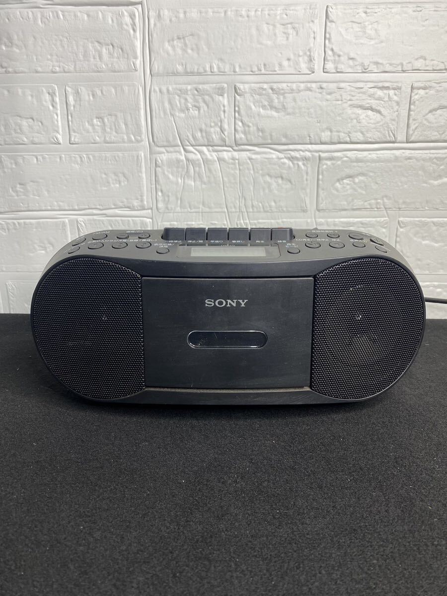 【KH0166】ソニー　CFD-S70　CDラジオカセットレコーダー　パーソナルオーディオシステム　FM AM ブラック CDラジカセ SONY _画像1