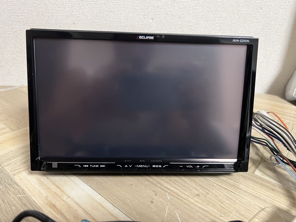 9インチ　ECLIPSE イクリプス AVN-SZX04i メモリーナビ DVD SD TV Bluetooth HDMI 地図データ2014年 中古品ですフルセグ_画像9