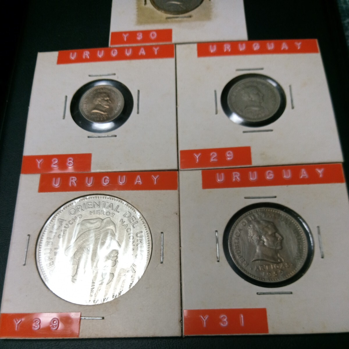 ウルグアイ銀貨 硬貨の画像3