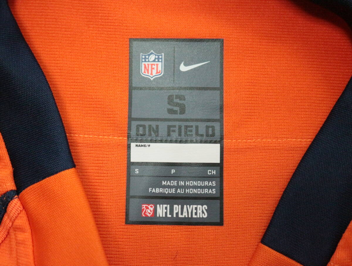 A549/NIKE/ナイキ/BRONCOS/NFL/アメフト/デンバーブロンコストップス/トップス/ゲームシャツ/オレンジ/ペイトンマニング/S/#18_画像6