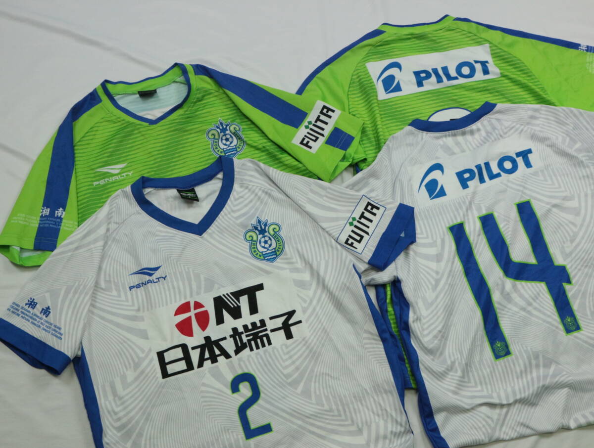 A692/PENALTY/ペナルティ/日本製/湘南ベルマーレ/SHONAN BELLMARE/サッカーユニフォーム6枚セット/まとめ売り/Jリーグ/メンズ/Mサイズ_画像3