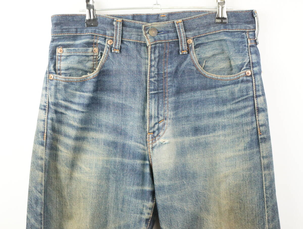 A898/Levi's/リーバイス/551Z/復刻/J09刻印/赤ミミ/ビッグE/デニムパンツ/ジーンズ/Gパン/メンズ/29サイズ/TALONファスナー_画像2