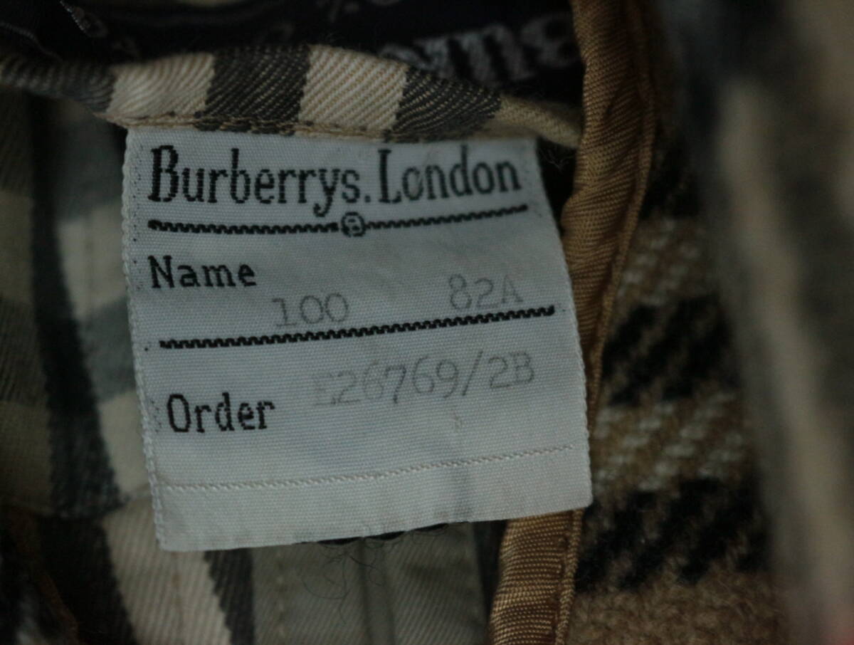 B46/Burberry MARUZEN/バーバリー 丸善/イギリス製/コットンバルマカーンコート/ステンカラーコート/ライナー付き/メンズ/100/82Aサイズ_画像8