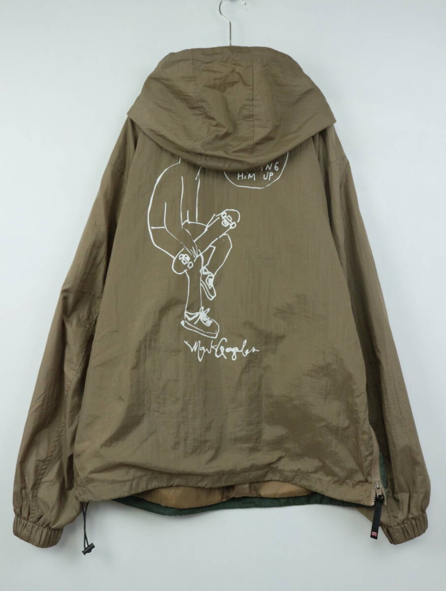 A635/Mark Gonzales/マークゴンザレス/hang around/アノラックパーカー/ウィンドブレーカー/スケボー/メンズ/Mサイズ_画像2