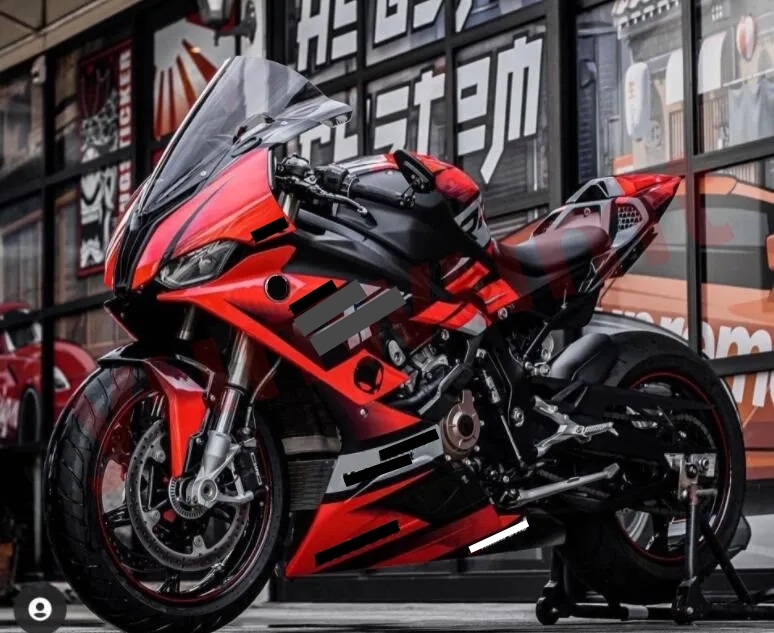 S1000RR　2019　2020　2021　2022　カウルセット　射出成形高品質ABS　社外品カウル　赤黒銀　日本正規代理店出品　S1000RR　HP4_画像7