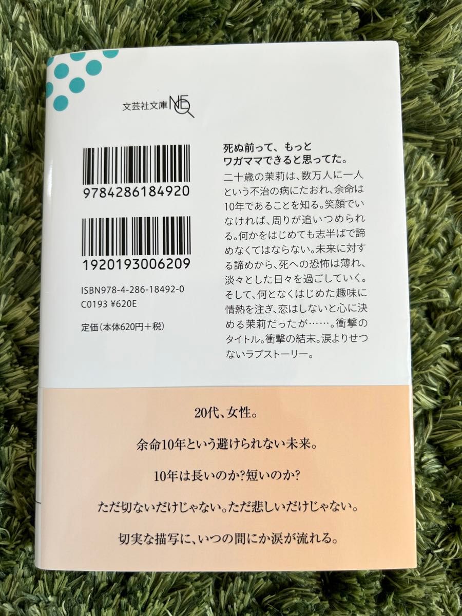 余命１０年 （文芸社文庫ＮＥＯ　こ５－１） 小坂流加／著