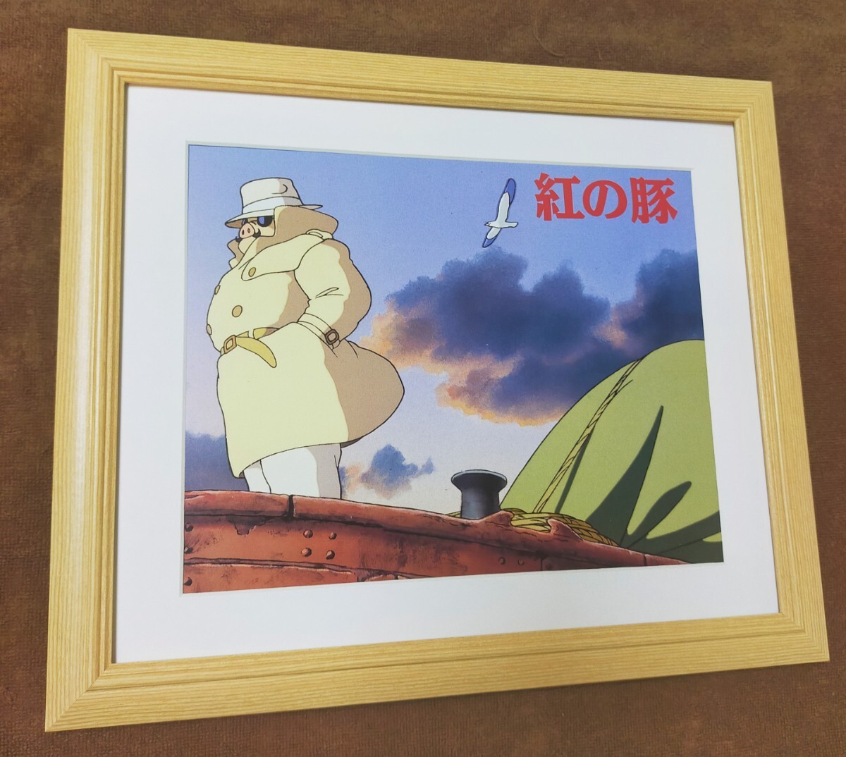スタジオジブリ 紅の豚 イラスト画【額装品】ジブリ 公式図録 検 スタジオジブリ 紅の豚 イラスト画【額装品】ジブリ 公式図録 検
