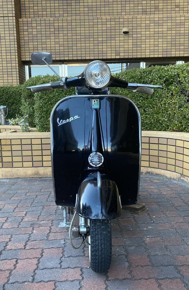 vespa 1961 ピアジオ　ベスパ 125 スタンダード LTD VNB2T ラージベスパ 8インチ ビンテージベスパ 希少ブラック　★1円スタート売切_画像2