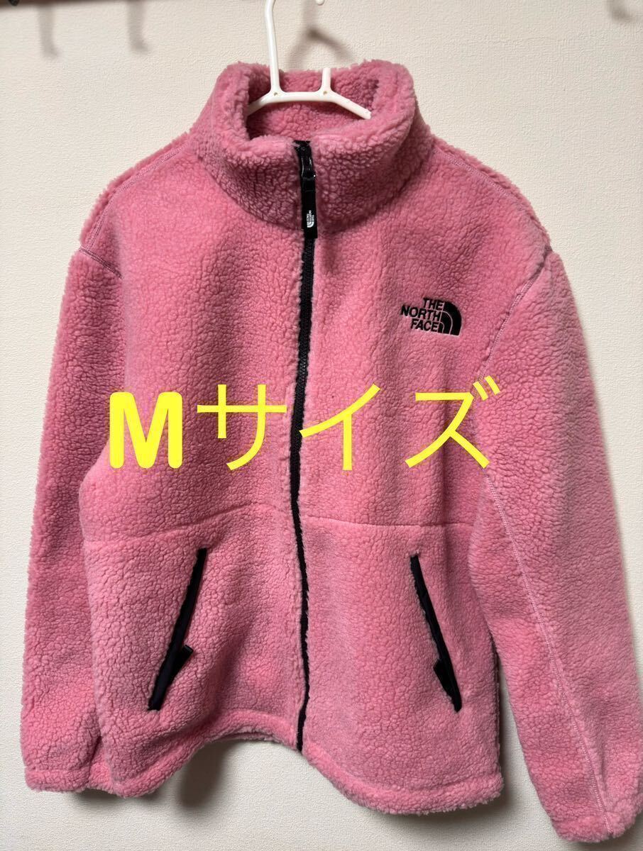 THE NORTH FACE フリース ピンク Mサイズ ホワイトレーベル ザノースフェイス ジャケット　男女兼用 メンズ　レディース　ボア_画像1