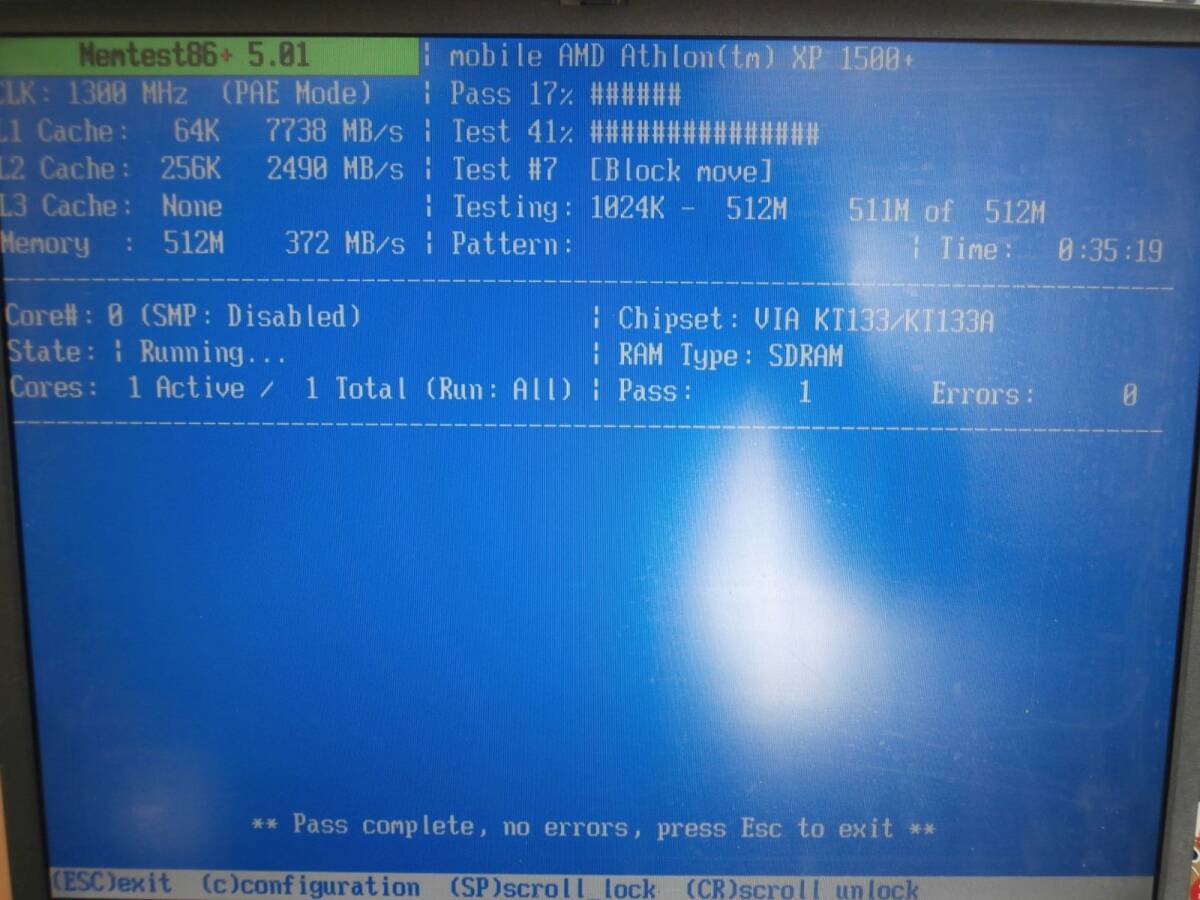 SO-DIMM PC133 CL3 144Pin 512MB SAMSUNGチップ ノート用メモリの画像3