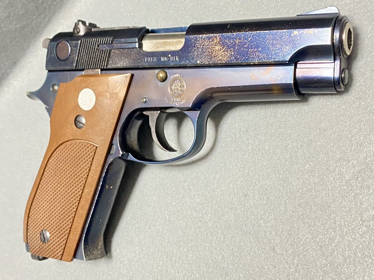 絶版 未発火 動作快調 MGC SW/39 S&W M39 メタルブルー ダブルアクション 検）発火 CP カート M59 マルシン M459 M439 ガバメント M1911A1_画像5