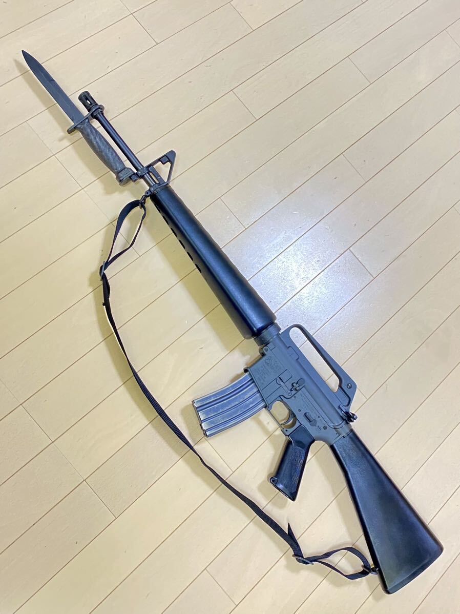 送料無料 ホビーフィックス HF M16A1 モデルガン ダミー 銃剣 HOBBY FIX HF SMG（検: M4 xm177 ZEKE m16a4 マルシン タニオコバ MGC 六研）
