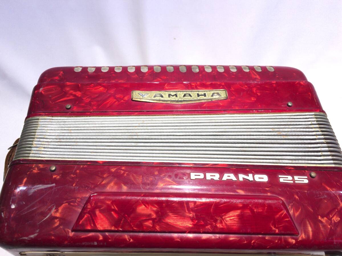 #11261# antique YAMAHA accordion PRANO25 Yamaha Showa Retro keyboard instruments 