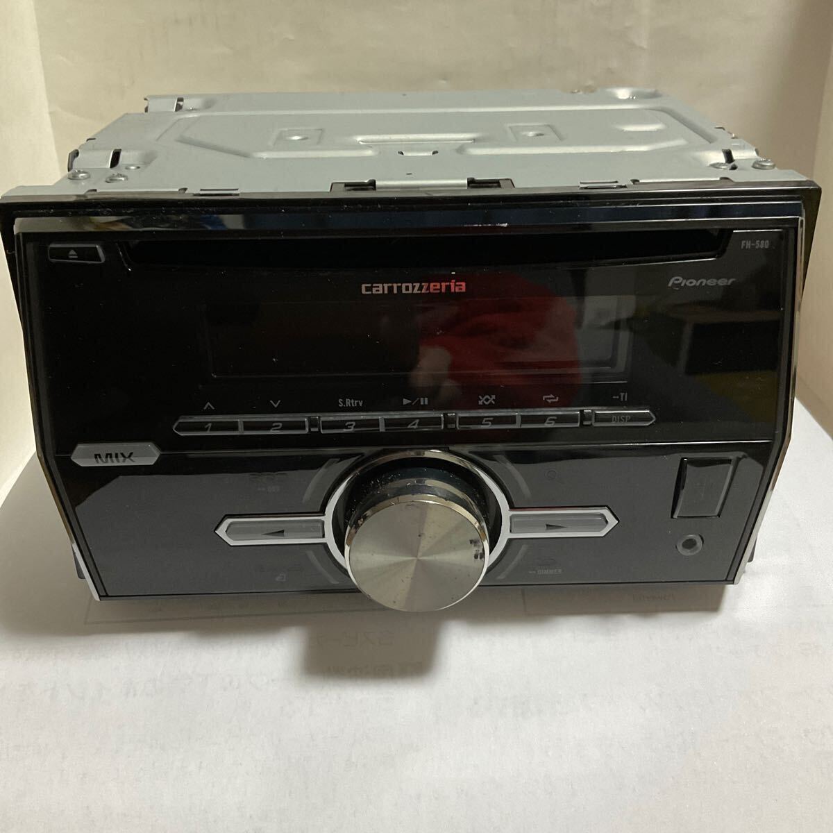 ■中古■パイオニア■Carrozzeria ■FH－580 CD／AM／FM／USB／AUX 《送料無料》