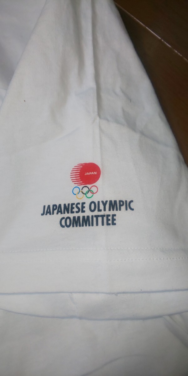 デッドストック 新品グレード 1998年長野オリンピック 半袖 Tシャツ ホワイト LL ヤマザキ ミズノ オフィシャル かわいい ヴィンテージの画像5