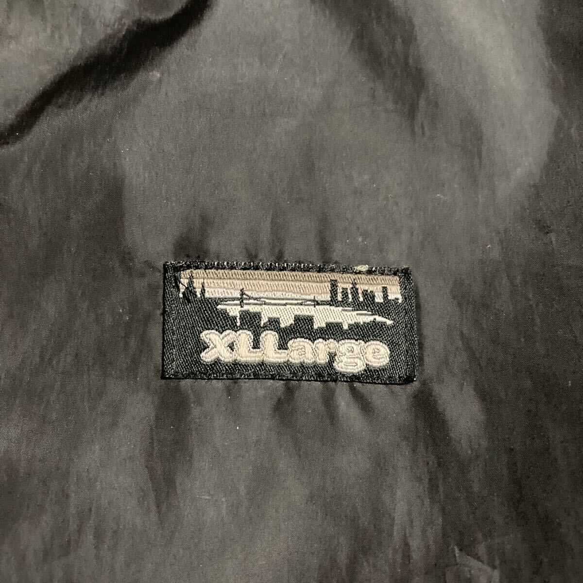 激レア　X-LARGE parody nylon shelled jacket サンプリング　supreme patagonia l.l.bean 中綿ジャケット ブラック 00s 90s_画像5