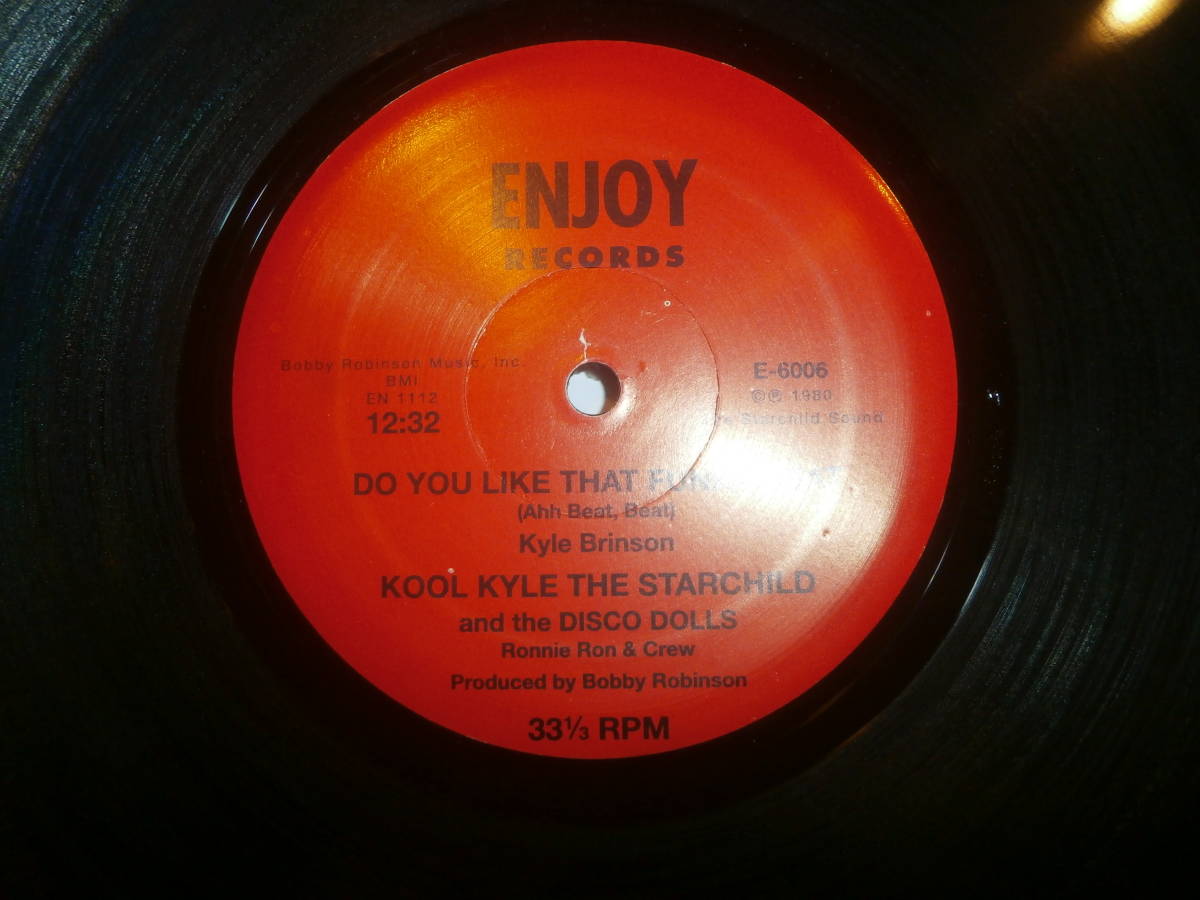 KOOL KYLE STARCHILD / DO YOU LIKE THAT FUNKY BEAT (AH, BEAT BEAT) /ENJOY/DISCO BOOGIE RAP/オールドスクール_画像4