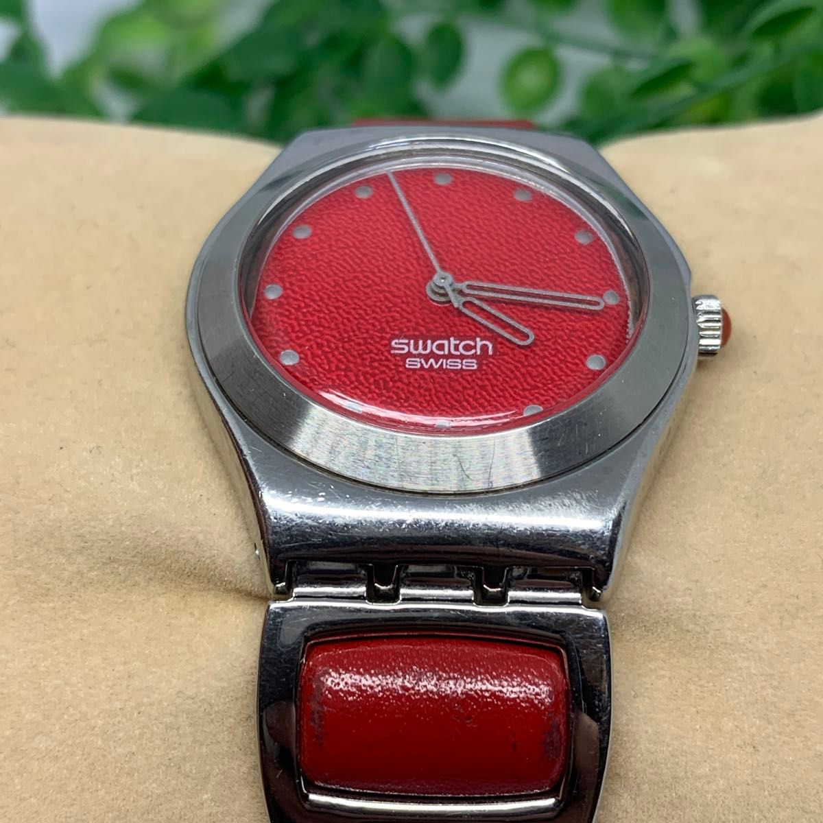 SWATCH IRONY AG2003 赤　スウォッチ