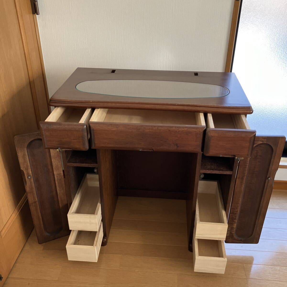  dresser ( dresser part )[ bundle for 2/2] antique Showa Retro optional mirror equipped 