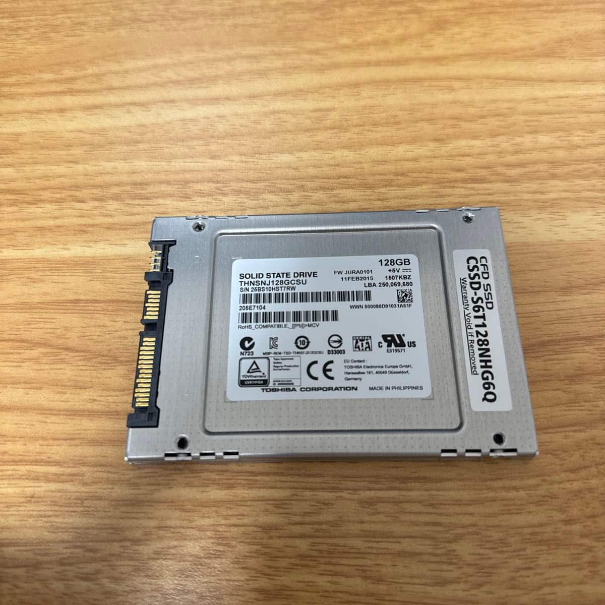 2.5インチ SSD 128GB CFD CSSD-S6T128NHG6Q