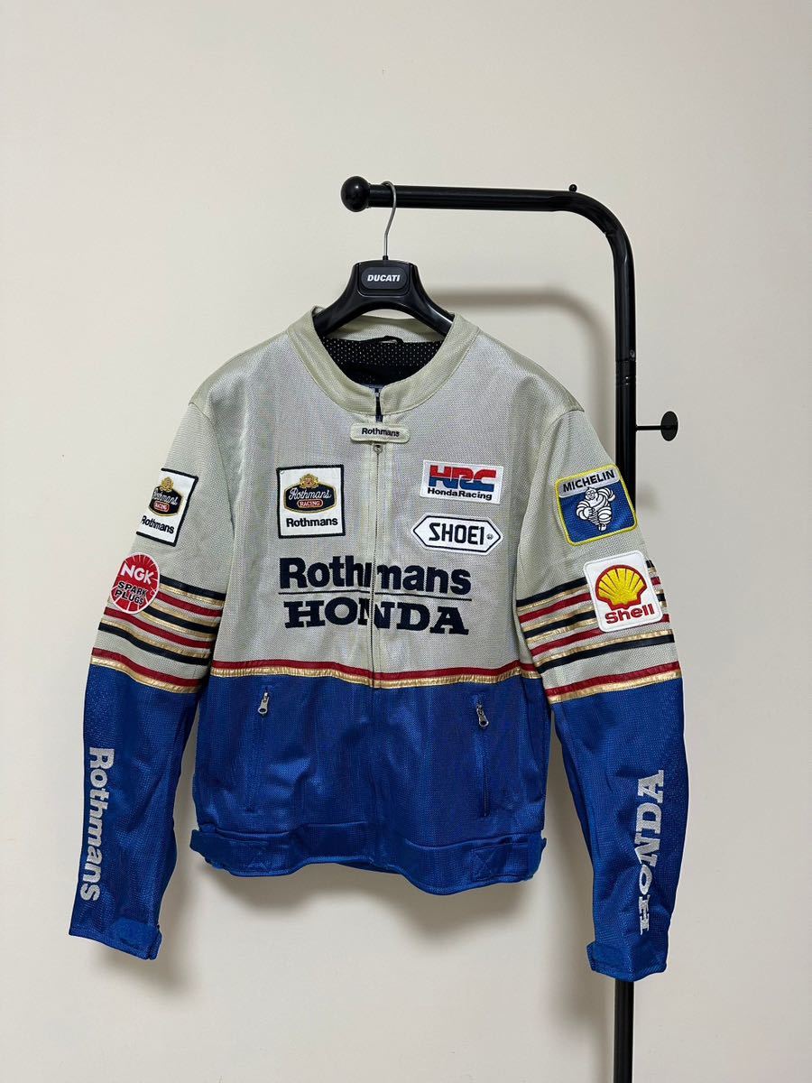  D13未使用 ロスマンズ Rothmans　ホンダ　メッシュライダースジャケット　 XLサイズ NSR CBR VFR _画像1