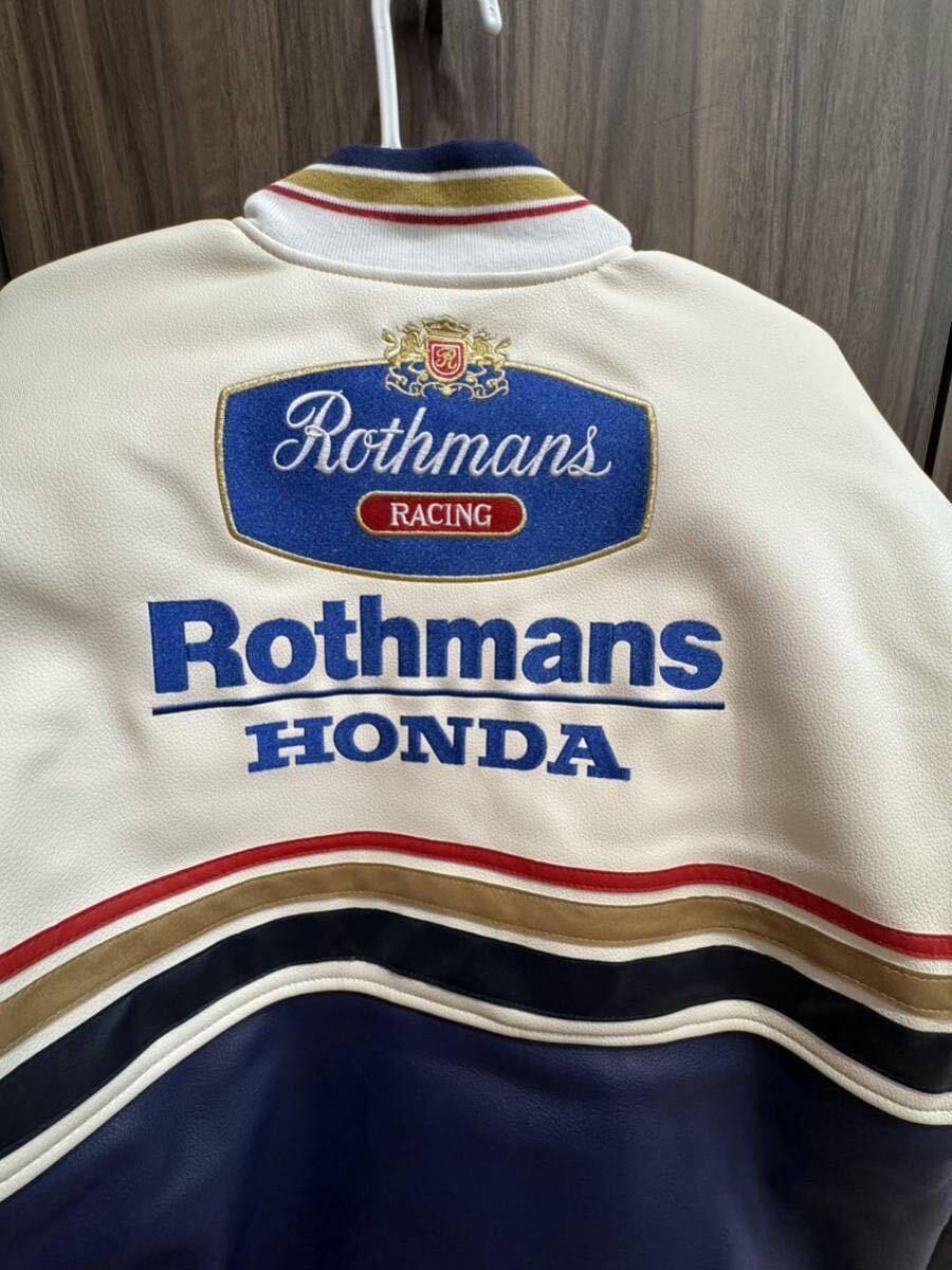 未使用 ロスマンズ Rothmans ホンダ honda レーシング ロゴ ジャケット Mサイズ _画像4