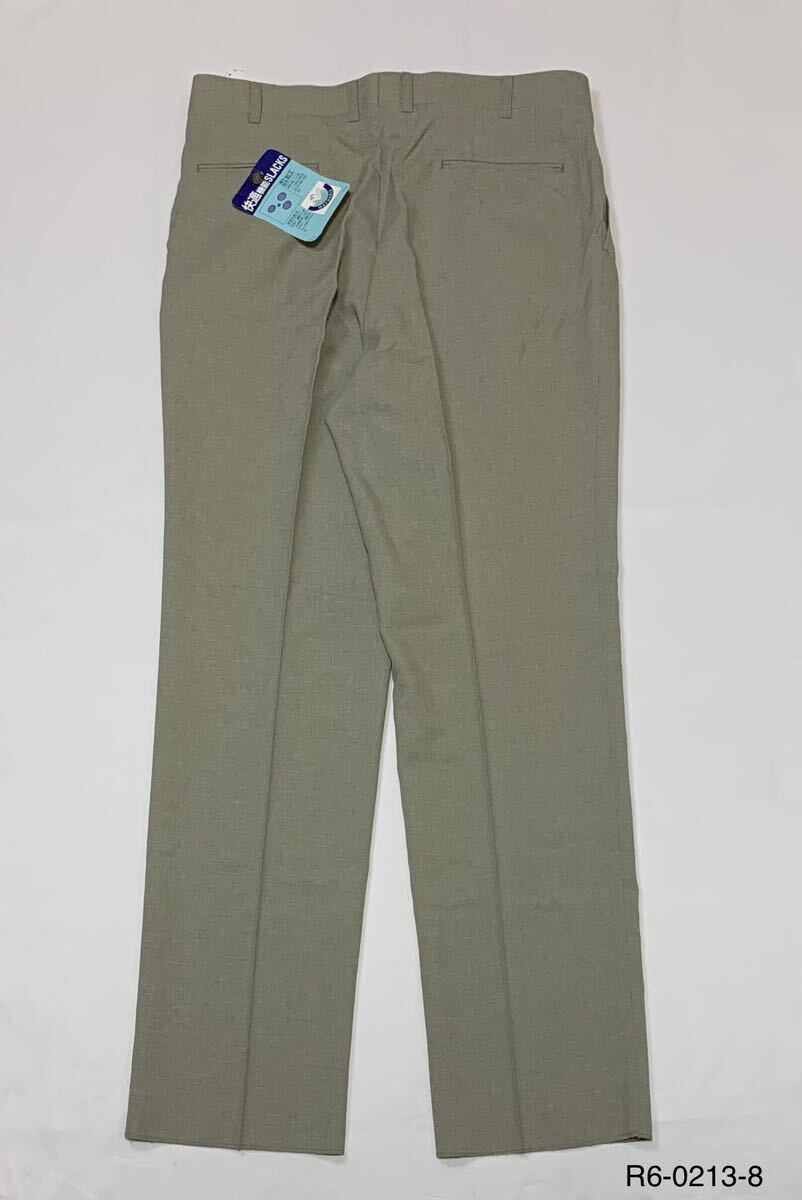 (未使用) BELL DANDY // 撥水 防汚加工 ウォッシャブル 裾未処理 ツータック パンツ・スラックス (杢ベージュ系) サイズ 97cmの画像2