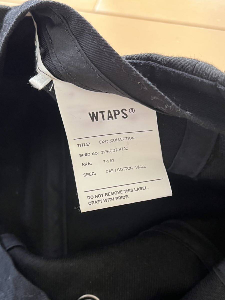 WTAPS 21AW T-5 02 CAP/COTTON.TWILL ブラック キャップ _画像5