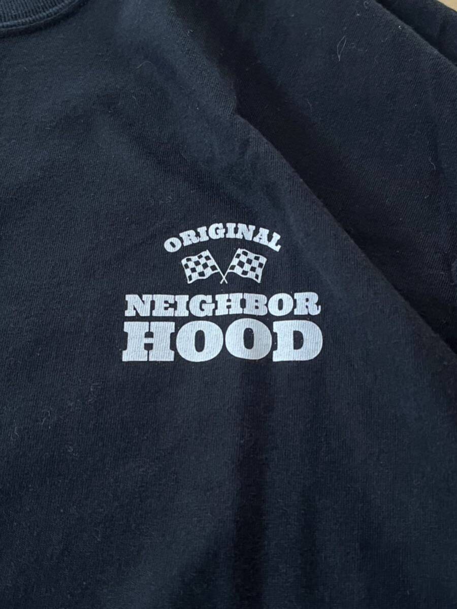 NEIGHBORHOOD 22AW 222PCNH-LT02 サイズM ブラック TEE ロンT _画像3