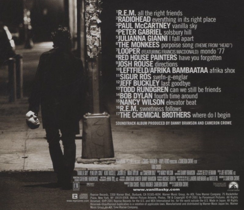バニラ・スカイ VANILLA SKY / オリジナル・サウンドトラック / ポール・マッカートニー 他 / 2001.12.19 / オムニバス盤 / WPCR-11143_画像2
