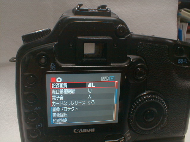 Canon EOS 30D バッテリーグリップ(BG-E2N)付き　動作品_画像5