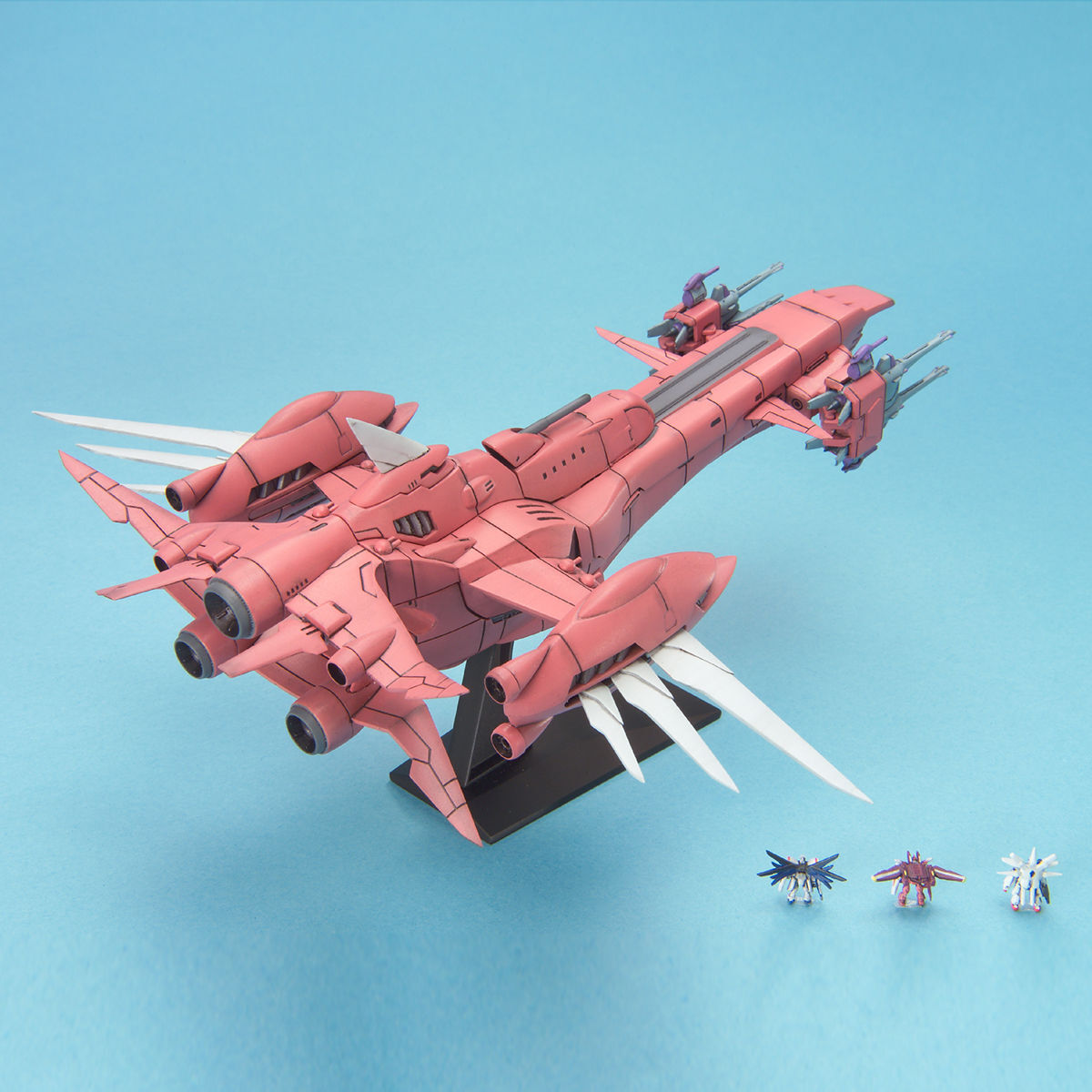 EXモデル 21 1/1700 エターナル 新品未開封品 機動戦士ガンダムSEED ガンプラ バンダイスピリッツ 再販品 ミーティア 2体 付属 ラクス_画像3