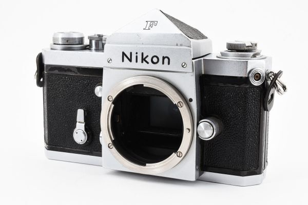 2049091 【美品・動作確認済み】 Nikon F アイレベルファインダ 付き フィルムカメラ_画像2