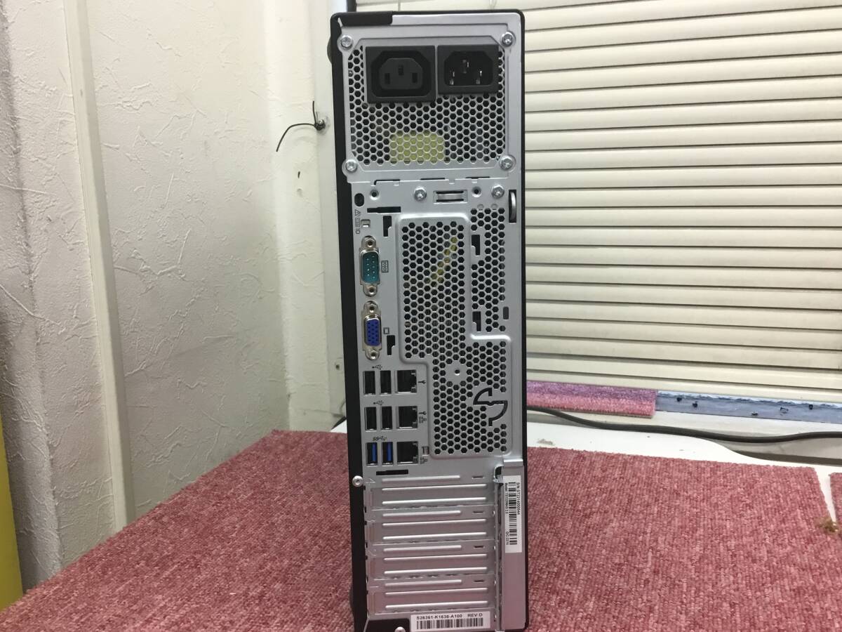 2022/08工場出荷品★PRIMERGY TX1320 M4★Xeon E-2124+M8GB★2.5in SATA HDD 1TB×3付き・データ消去済 COAラベルあり の画像3