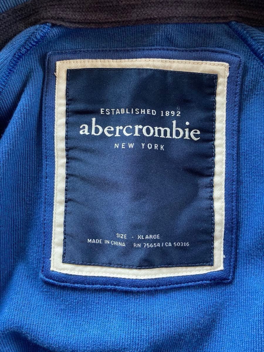 abercrombie トラックブルゾン L 淡い紺色