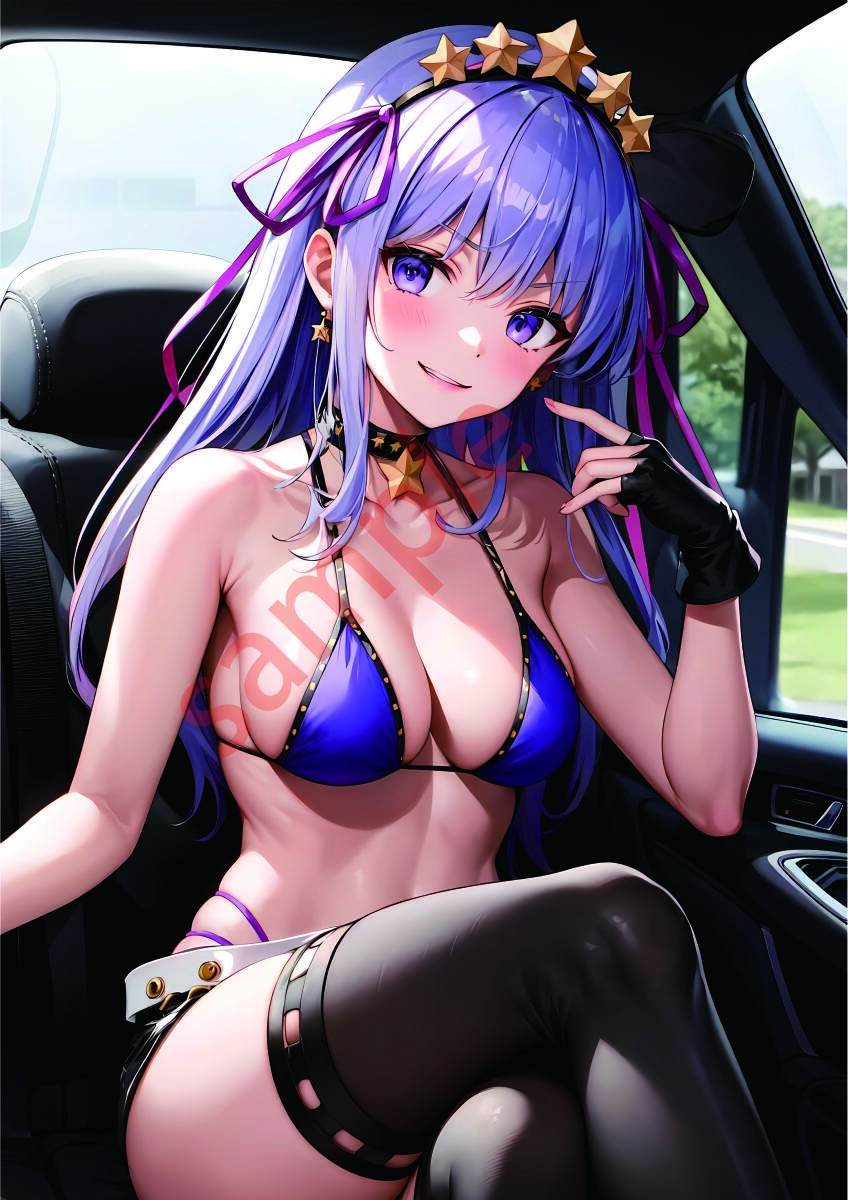 高品質　ポスター A4サイズ アニメ 同人 美少女 巨乳 　ムーンキャンサー 水着 FateGrand Order 　 T067-T107_画像1