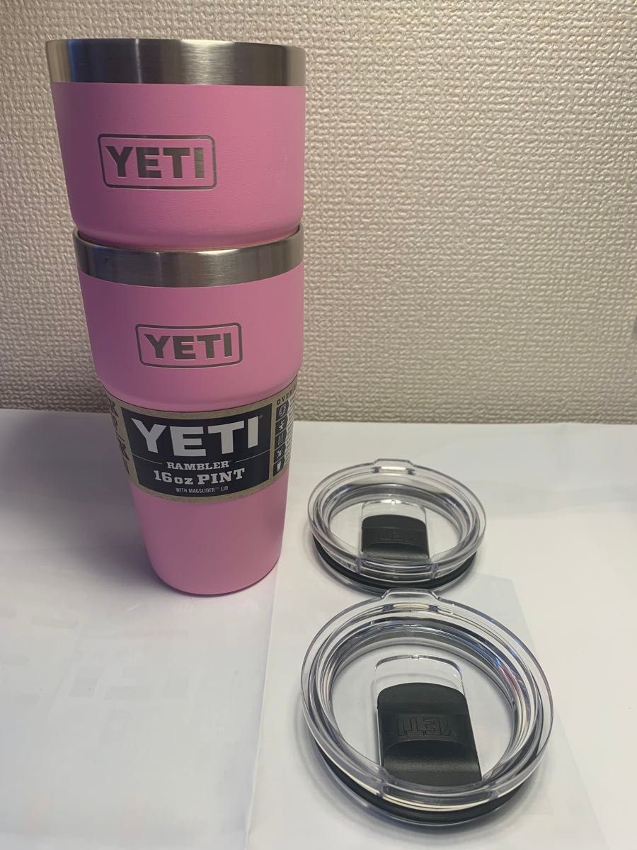 【新品未使用】YETI Rambler 16oz タンブラー　2個セット