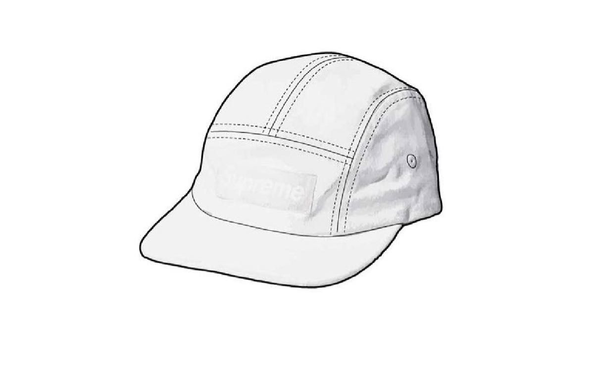 Supreme x MM6 Maison Margiela Painted Camp Cap "White"