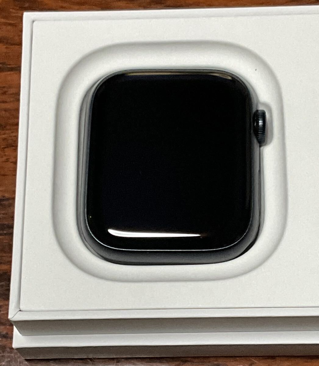 【超美品・保証有】 Apple Watch Series9 Cellular 45mm ミッドナイトアルミニウム スポーツバンド MRMD3J/A A2984 バッテリ-100％の画像2