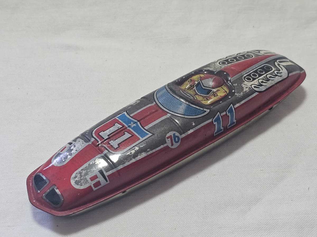 Tin Boat Showa Retro Time Vintage Toy Retro Boat Motorboat