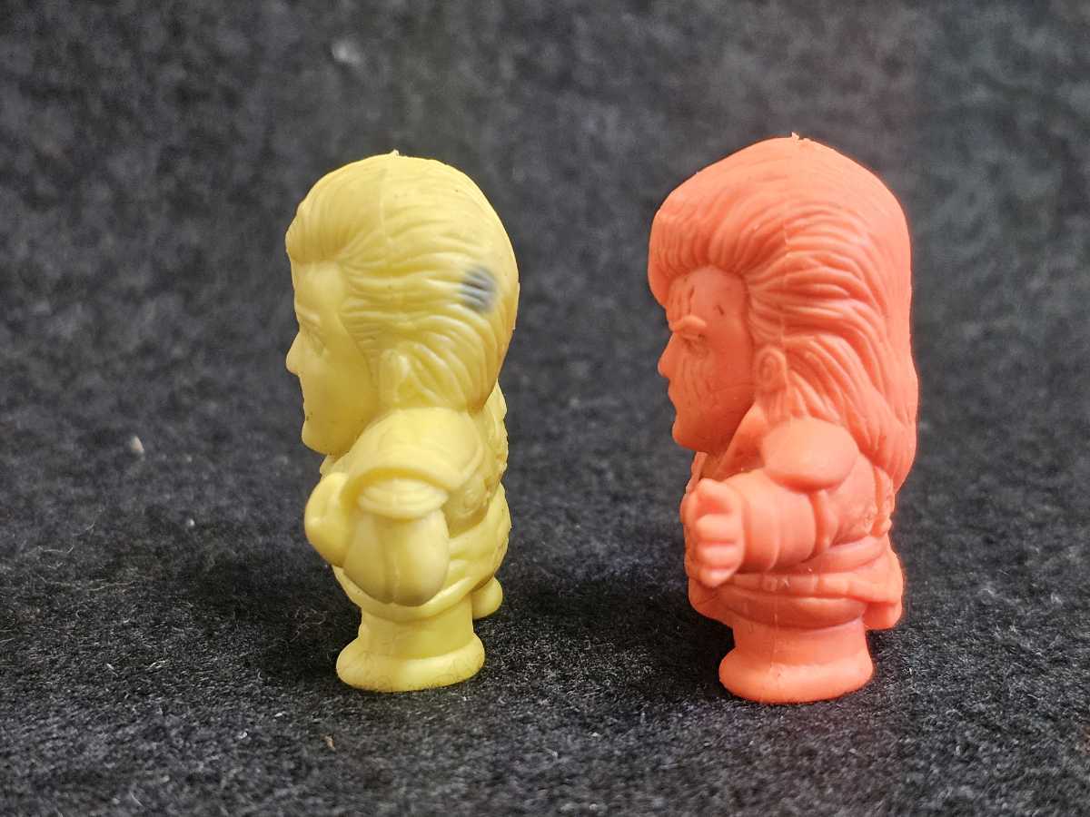  Showa Retro Ken, the Great Bear Fist 2 piece set eraser 