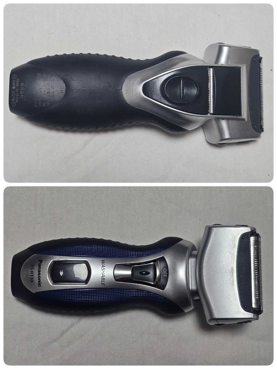  operation goods Panasonic Panasonic men's electric shaver ES-RT30 charge adaptor RC1-74 three sheets blade ...